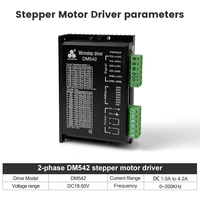 3 Axes 1.8 Degrés 1.2nm 2nm 3nm Nema 23 Moteur Pas à Pas Pilote Alimentation Contrôleur Carte Kit CNC Hybride 1.8nm 2nm 3nm Nema 23