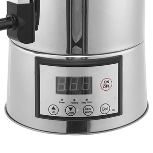 Calentador de agua caliente para uso comercial, Caldera de acero inoxidable con Control Digital, 20L - Product Image 4