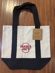 Sacs fourre-tout en toile personnalisés avec logo brodé pour <span class=keywords><strong>Trader</strong></span> Joe's, sacs de style lifestyle pour livres et événements, sacs pour femmes, vente en gros - Product Image 4