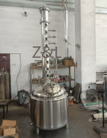 Alambics à double paroi Distillateurs de vodka Colonne de reflux 6 "8" 12 "Équipement de distillerie Cuivre Moonshine Still Whisky Gin Rhum