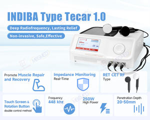 Appareil de thérapie Tecar INDIBA, Terapia 448kHz CET RET, diathermie à chaleur profonde Tecar pour soulager la douleur et la récupération sportive, portable - Product Image 2