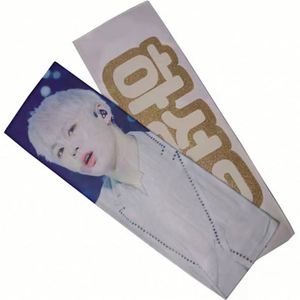 Toalla Personalizada de Alta Calidad con Impresión a Doble Cara, Gamuza, para Animar en Conciertos Kpop, con Lema - Product Image 2