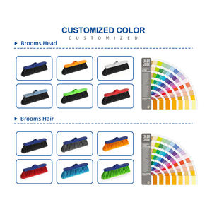 แปรงปัดพื้นพลาสติกคุณภาพสูงราคาประหยัด สำหรับใช้ในบ้าน หัวแปรงแบบมุม ยอดนิยมสำหรับใช้ในครัวเรือน - Product Image 4