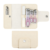 Set Profesional de 10 Piezas para el Cuidado de las Uñas, Kit de Manicura y Pedicura de Acero Inoxidable, Herramientas Portátiles de Viaje para Cortar Uñas