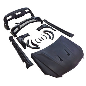 Kit de Carrocería Estilo B para W204 de 4 Puertas, Juego Completo de Piezas de FRP, Parachoques y Capó para Benz Clase C W204 - Product Image 3