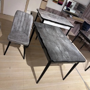 2025 Hiện Đại Đồ Nội Thất Nhà Ăn <span class=keywords><strong>Set</strong></span> Với Mdf Bảng Và Rắn Chân Gỗ Thông Minh Mở Rộng Bảng Cho Tiết Kiệm Không Gian Thổ Nhĩ Kỳ Phong Cách - Product Image 1