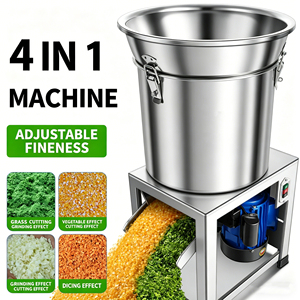 Hacheuse <span class=keywords><strong>de</strong></span> fourrage électrique multifonctionnelle, broyeur d'aliments, déchiqueteuse <span class=keywords><strong>de</strong></span> légumes pour volailles, bétail, poulets, porcs, ferme domestique - Product Image 1