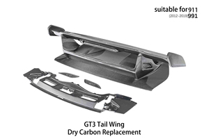 Pabrik OEM cetakan bagian mobil serat karbon 3k Spoiler serat karbon untuk <span class=keywords><strong>Porsche</strong></span> 911 991 2012-2019 GT3 - Product Image 5