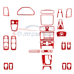 Pegatinas de decoración de coche, embellecedor <span class=keywords><strong>Interior</strong></span> de fibra de carbono para Volvo <span class=keywords><strong>XC90</strong></span> 2003-2014 - Product Image 2