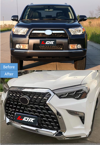 Para TO-2017 4 Runner 2010-2020 Actualización a Lexus Grille BodyKit Faros LED Plug and Play LX Estilo Parachoques Luces traseras - Product Image 6