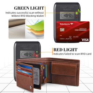 रेट्रो बिजनेस स्लिम ple चमड़े के कार्ड धारक वॉलेट के साथ रेट्रो बिजनेस स्लिम pdwali - Product Image 5