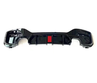 Diffuseur avec lumière LED pour BMW F20 Série 1 Hatchback LCI 15-20, style MP, diffuseur avec lumière