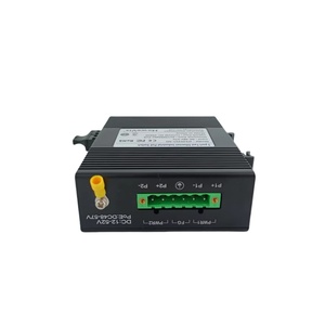 Nuevo stock 100M Ethernet industrial no administrado interruptor PoE módulo óptico interfaz SC 1xSFP 2xRJ45 Opción de carril Din certificado FCC - Product Image 4