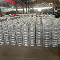 Rouleau de clôture de champ galvanisée à chaud de 100 m (8/90/15) pour l'élevage de chèvres et de bovins, clôture pour bétail haute résistance