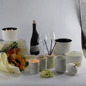 Synwish Custom Soy Scented Ceramic Candle Velas Perfumadas De <strong>Cera</strong> De Soja Para El Hogar, Co - Product Image 3