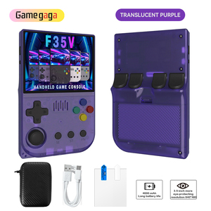 Console de jeu portable F35V, écran 3,5 pouces, système Linux, console de jeu rétro Emeleec4.7, <span class=keywords><strong>E</strong></span> pour mini console - Product Image 6