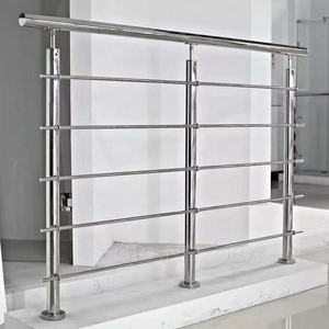Rampe d'escalier en acier inoxydable à prix abordable pour balcon - Product Image 1