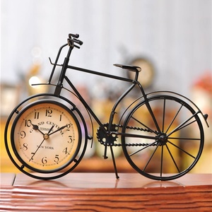 <span class=keywords><strong>Orologio</strong></span> <span class=keywords><strong>da</strong></span> Tavolo <span class=keywords><strong>Vintage</strong></span> a Forma di Bicicletta, <span class=keywords><strong>Orologio</strong></span> Silenzioso in Metallo per Ufficio e Camera <span class=keywords><strong>da</strong></span> Letto, Decorazione al Quarzo - Product Image 5