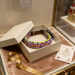 <span class=keywords><strong>Collar</strong></span> Retráctil para Mascotas de Diseño, Hecho a Mano, Personalizado, Ajustable, Suave y Sólido de Alta Calidad - Product Image 3