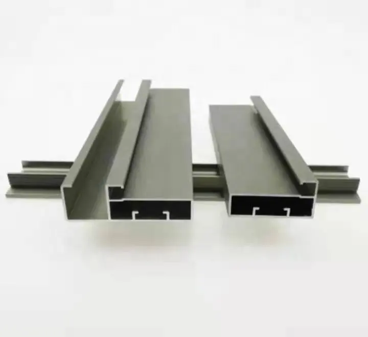 Factory Wholesale Custom Anodized Aluminum Frame Extrusion Profile for Wardrobe Kitchen Cabinet