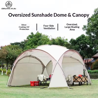 Tente dôme hémisphérique de luxe moderne Easy Set Oxford, au design camouflage, pour camping extérieur, auvent pop-up, abri solaire et moustiquaire 3000mm