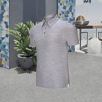Oem Fashion Katoenen Gebreide Ademend Snel Droogende ODM Custom Logo Effen Gekleurde Print Heren Korte Mouw Casual Shirts 220g China