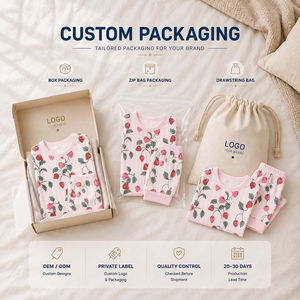 Pijama Floral para Bebé Niña, Ropa de Dormir con Volantes para Niña Pequeña, Pantalones de Manga Larga, Ropa de Dormir Transpirable para Primavera, Embalaje Personalizado - Product Image 5