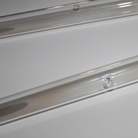 Source de lumière de tube de quartz 2000W 1400W 1800W lampe aux halogénures métalliques UV 220mm 8.75 pouces pour imprimantes