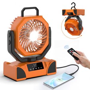 พาวเวอร์แบงค์แบบพกพา 10000 มิลลิแอมป์ สำหรับตั้งแคมป์ พร้อมไฟ LED มุมกว้าง 360 องศา พัดลมกลางแจ้งแบบ 3-in-1 ติดตั้งได้ ทนทานต่อสภาพอากาศ - Product Image 3