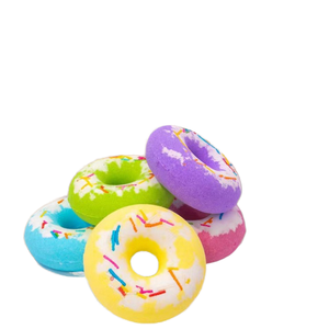 Boules de sel de <span class=keywords><strong>bain</strong></span> pour le nettoyage de la peau, bonbons créatifs, style beignet, pour les enfants, utilisation transfrontalière - Product Image 1