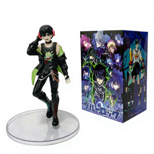 6 Estilos Nuevos de Figuras de Anime Casuales, Isagi Yoichi, <span class=keywords><strong>Bachira</strong></span> <span class=keywords><strong>Meguru</strong></span>, Chigiri Hyoma, Estatuilla de Dibujos Animados, Modelo de Escritorio, Decoración, Juguete, Regalo - Product Image 2