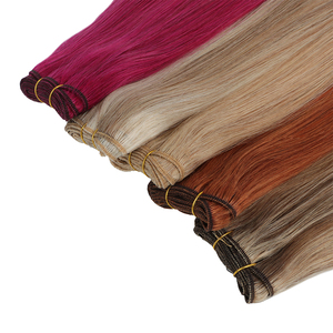 <span class=keywords><strong>Extensiones</strong></span> <span class=keywords><strong>de</strong></span> Cabello Humano Remy Europeo <span class=keywords><strong>de</strong></span> Doble Trama, Cabello Virgen 10A - Product Image 3