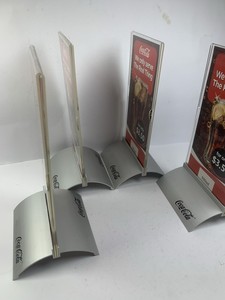 Soportes Metálicos para Carteles de Menú de <span class=keywords><strong>Coca</strong></span>-<span class=keywords><strong>Cola</strong></span>, 9 Pulgadas, 4 Unidades - Product Image 5