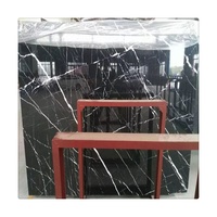 Innenbereich Naturstein Marmor Treppe Schwarz Marquina mit Individuellem Muster Langlebig & Umweltfreundlich für Hotelnutzung