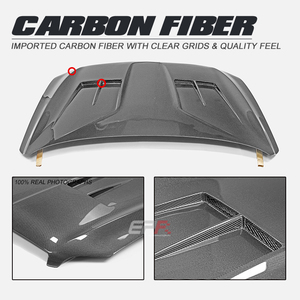 Nouveau capot avant en fibre de carbone noir pour Genesis GV70 2023, type EPA - Product Image 4