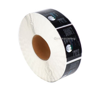 Etiqueta de relleno de seguridad autoadhesiva de impresión personalizada, pegatina de papel impermeable, sello de garantía - Product Image 1