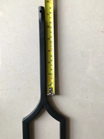 Escaliers en fer forgé noir mat personnalisé de haute qualité en gros broche pour rampe d'escalier intérieur