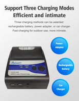 OCPP-M06 OCOM Mini Printer Saku Portabel untuk Tiket, Faktur, POS, Impresora 58 MM, Printer Thermal Mobile 58mm