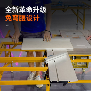 Scie à table pour le travail du bois, établi de 1,63 m avec design pliable pour usage domestique en atelier - Product Image 2