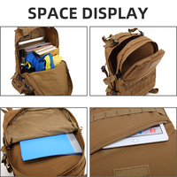 Sac à dos tactique camouflage imperméable 40L de haute qualité avec doublure en nylon, style tendance à cadre interne pour la randonnée et la chasse (vente en gros)
