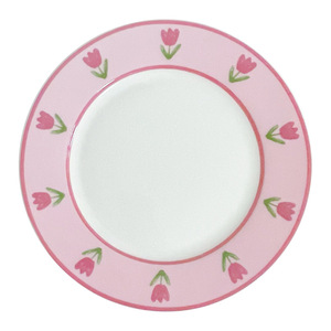 Mid-Century Retro <b>Black</b>-White Design Hand-Painted Tulip Ceramic Dinnerware <b>Set</b> Porcelain Tableware Bulk for US/Turkey - Product Image 6