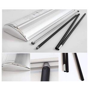 Soporte de pancarta enrollable de aluminio de lujo portátil Base ancha para publicidad y promoción de estilo moderno - Product Image 3