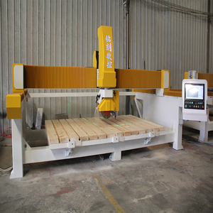 Mingke 4+1 Otomatik Köprü Testere CNC Granit Taş Kesme Makinesi 380V 300mm Kesim Kalınlığı Motorlu Ağır Hizmet Tipi Gövde PLC - Product Image 1