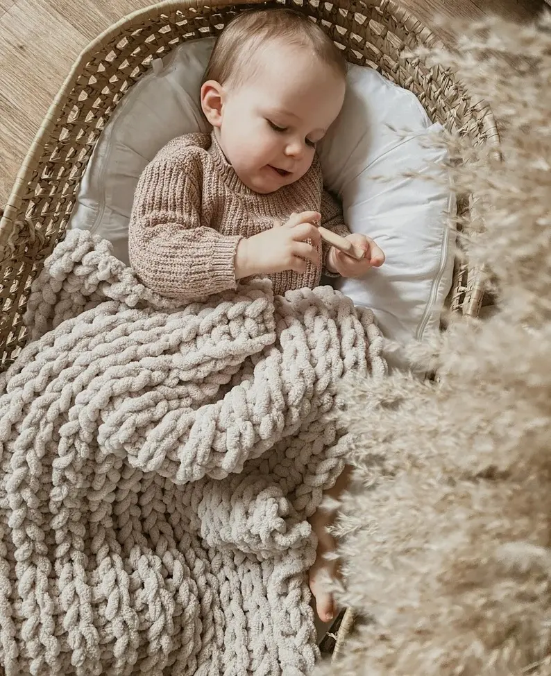 Cobertor engomado para bebês recém-nascidos, cobertor de malha macio, presente de aniversário