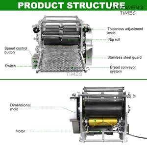 Thương mại điện Tortilla nhà sản xuất-Tự động roti/chapati/flatbread máy-1500pcs/HR-flatbread Crepe blini tostada galette - Product Image 4