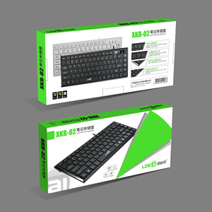 Lokko Xkb02 <b>Wired</b> Usb Mini <b>Keyboard</b> Thin Chocolate Compact For Laptop - Product Image 2
