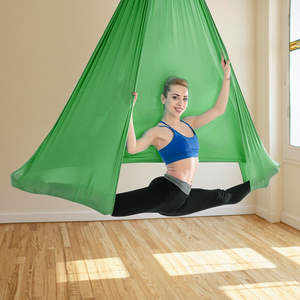 Aérien Fly Yoga <span class=keywords><strong>Hamac</strong></span> Balançoire Anti Gravité Suspendue 210t Nylon Soie Spinning pour Yoga Pilates Exercice Workout Swing Strap Soft - Product Image 3
