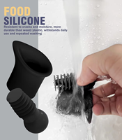 Nouveau design personnalisable, bouchon de bouteille de vin en silicone de qualité alimentaire réutilisable, bec verseur en V, écologique, respirant, pour le stockage