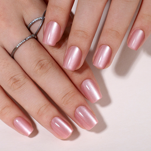 In Stock morbido Gel corto nastro di mandorla <span class=keywords><strong>nero</strong></span> vortice linea su unghie Set Gel morbido unghie finte per <span class=keywords><strong>donna</strong></span> - Product Image 6