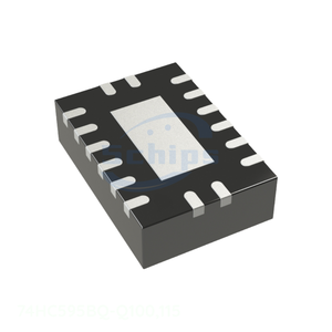 Logic 16 VFQFN แผงวงจรรวมชิ้นส่วนอิเล็กทรอนิกส์วงจรรวม74HC595BQ-Q100115ทะเบียน8BIT 16dhvqfn - Product Image 1